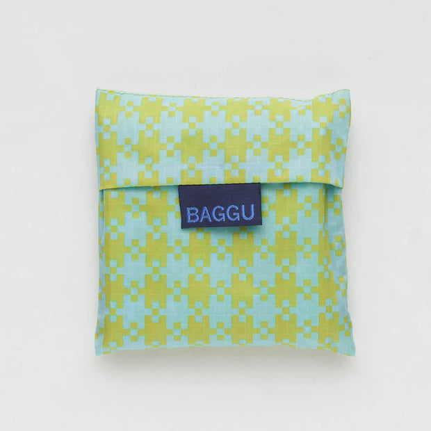 Baby Baggu - Mint Pixel Gingham