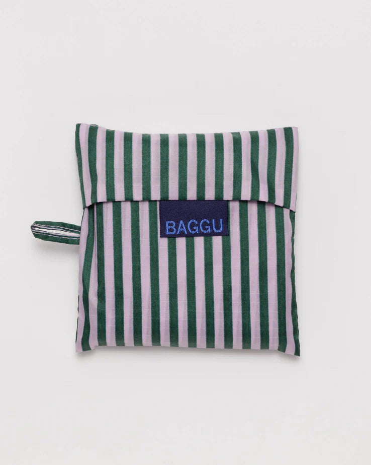 Standard Baggu- Lilac Candy Stripe
